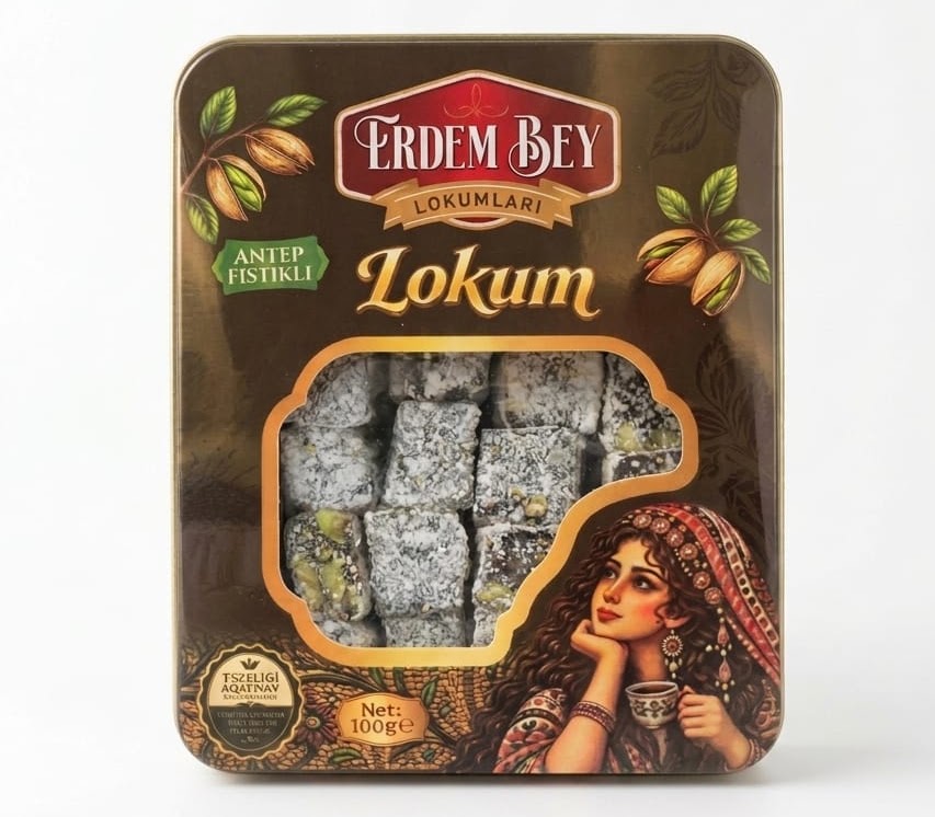 Orman Meyve Aromalı Çifte Kavrulmuş Lokum - Erdem Bey Lokumları